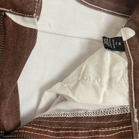 Floral Brown Jeans - Picture 2 of 3